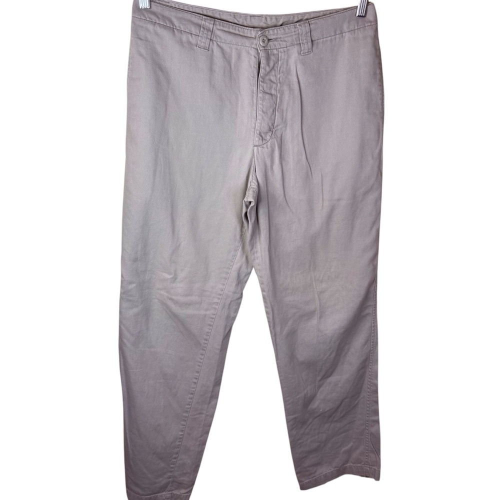 Patagonia Mens Chino Button Fly Khaki Pants Size 33 Preppy Outdoor Work Active